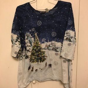 🎄🌲Christmas top XL 👚